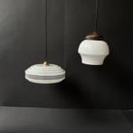 Lamp - Clichy-stijl glas en opaline glas - Twee vintage