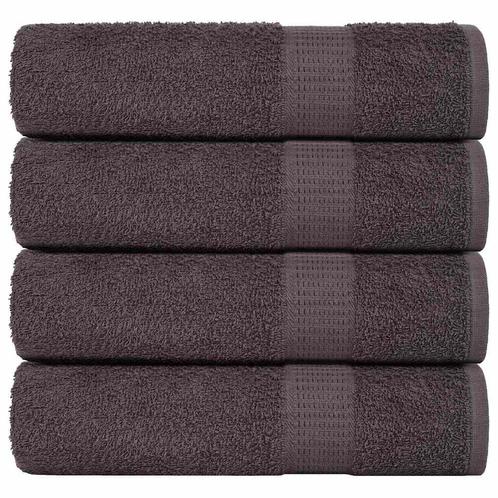 vidaXL Badhanddoeken 4 st 100x150 cm 360 g/m² 100% katoen, Huis en Inrichting, Badkamer | Badtextiel en Accessoires, Nieuw, Verzenden