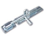 Hangslotgrendel horizontaal 250 mm verzinkt, Doe-het-zelf en Bouw, Nieuw, Overige materialen, Klink of Kruk