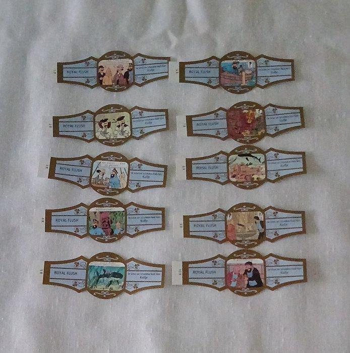 Kuifje , Tin Tin - 180 Sigarenbandjes - Diverse edities, Boeken, Stripverhalen