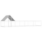vidaXL Kippenren 8x2x2 m gegalvaniseerd staal, Dieren en Toebehoren, Verzenden, Nieuw