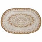 vidaXL Tapijt Bruin 100 x 152 cm Jute, Huis en Inrichting, Stoffering | Tapijten en Vloerkleden, Verzenden, Nieuw