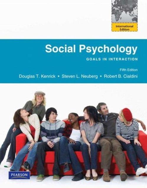 Social Psychology 9780205725021, Livres, Livres Autre, Envoi