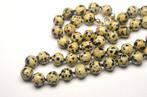 925 Zilver - Halsketting - Dalmatier Jaspis