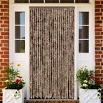 vidaXL Vliegengordijn 100x230 cm chenille beige en, Verzenden, Nieuw