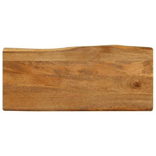 Massief Mangohout Tafelblad | Tweede Kansje | 80x40 cm OP..., Huis en Inrichting, Tafelonderdelen, Minder dan 50 cm, Tafelblad