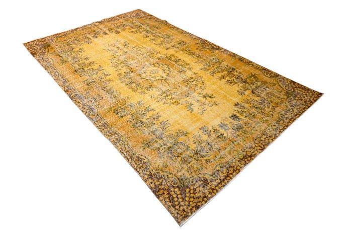 Geel goud vintage - Vloerkleed - 280 cm - 170 cm - met, Huis en Inrichting, Stoffering | Tapijten en Vloerkleden