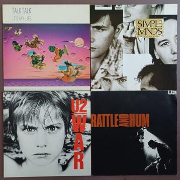 Simple Minds, Talk Talk, U2 - 4 Original Albums - LP albums beschikbaar voor biedingen