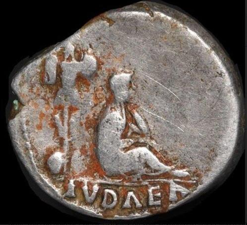 Judaea. Vespasian (69-79 n.Chr.). Æ Vespasian. AR Denarius., Postzegels en Munten, Munten | Europa | Niet-Euromunten