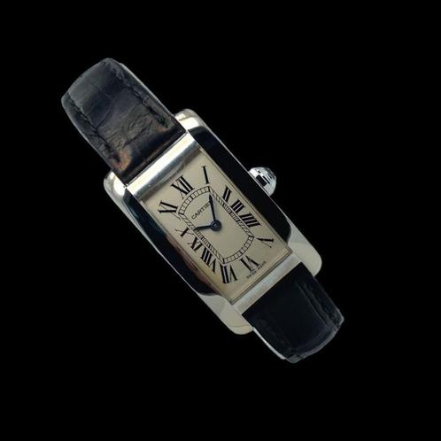 Cartier Tank Americaine W2601956, Handtassen en Accessoires, Horloges | Dames, Verzenden