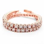 Armband Roségoud -  3.35ct. tw. Roze Diamant  (Natuurlijk