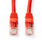 Netwerkkabel | Cat6a U/UTP | 15 meter (Rood), Nieuw, Verzenden