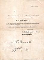 Duitse Rijk 1872 - Vouwbrief met drukwerk naar Málaga -