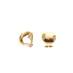 Gouden oorclips | Vintage (oorklem, oorbellen, klassiek), Ophalen of Verzenden, Gebruikt, Overige kleuren, Goud