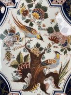 Royal Delft - Paul van Dort - Wandbord - Vogels en florale, Antiek en Kunst