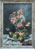 Franse school (XIX) - Vaso con composizione floreale, Antiek en Kunst