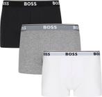 BOSS Korte Boxershorts Power 3-Pack 999 maat XL Heren, Verzenden, Wit, BOSS, Boxer