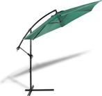 2dekans | 909 OUTDOOR Hangende parasol in donkergroen 2.5 m, Tuin en Terras, Tuinsets en Loungesets, Ophalen of Verzenden, Nieuw