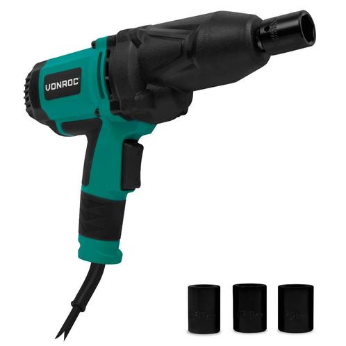 Slagmoersleutel 950W - 600Nm| Incl. 4 moerdoppen, Doe-het-zelf en Bouw, Gereedschap | Handgereedschap, Nieuw, Verzenden