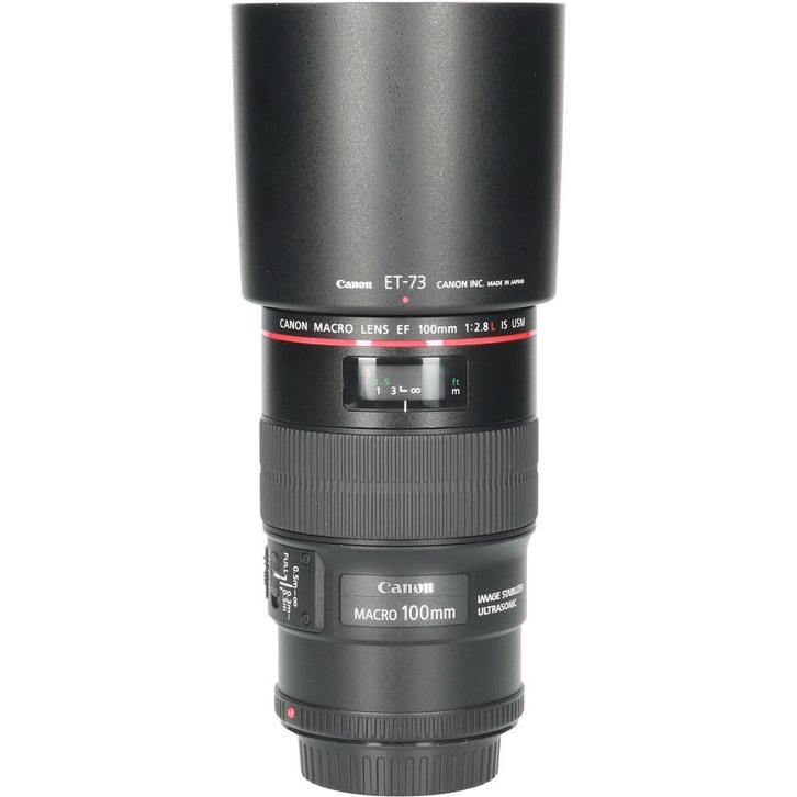 Tweedehands Canon EF 100mm f/2.8L IS Macro USM CM6464, Audio, Tv en Foto, Foto | Lenzen en Objectieven, Overige typen, Gebruikt