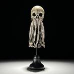Octopus schedelbeeldhouwwerk Schedel - - - 32 cm - 12 cm -