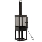 MaxxGarden Tuinhaard Napoli - 40 x 195 cm - Zwart, Tuin en Terras, Ophalen of Verzenden, Nieuw