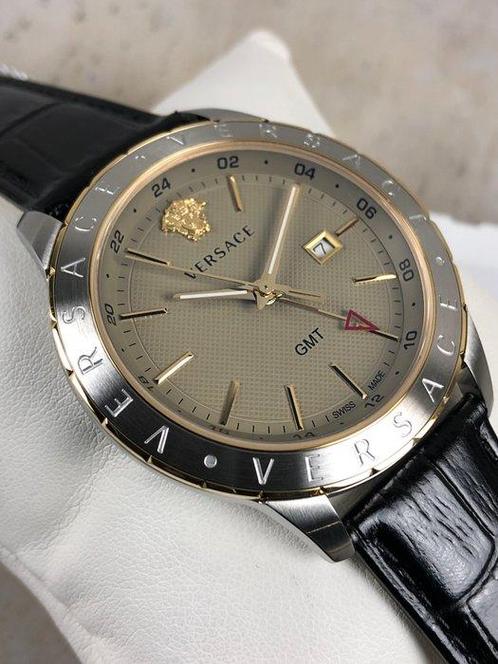 Versace - Univers GMT - VEBK002 18 - Heren -, Handtassen en Accessoires, Horloges | Heren