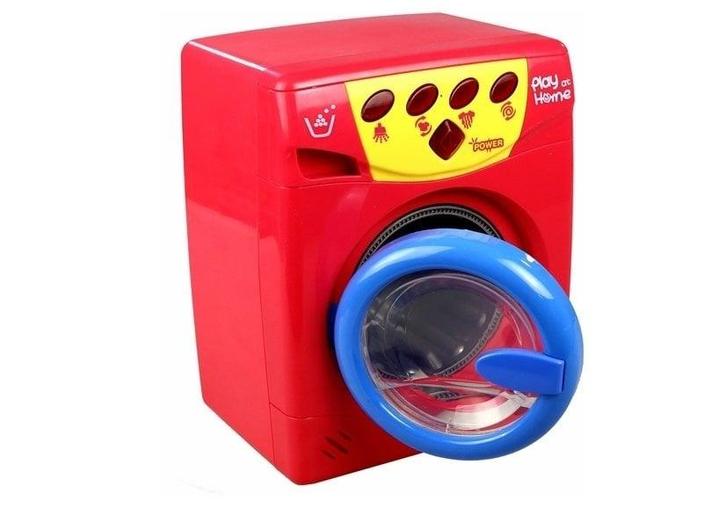 Speelgoed wasmachine - licht & geluid - 19x16x29 cm, Kinderen en Baby's, Speelgoed | Speelkeukens, Nieuw, Ophalen of Verzenden