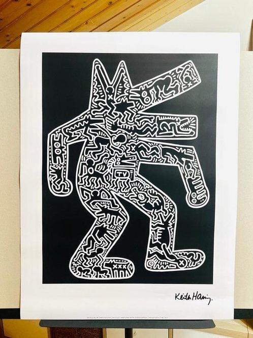 Keith Haring (after) - Dog - Années 2010, Antiek en Kunst, Antiek | Meubels | Stoelen en Sofa's