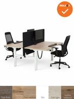 Duo bureau - slinger verstelbaar zit sta - maat en kleur bla, Ophalen of Verzenden, Bureau