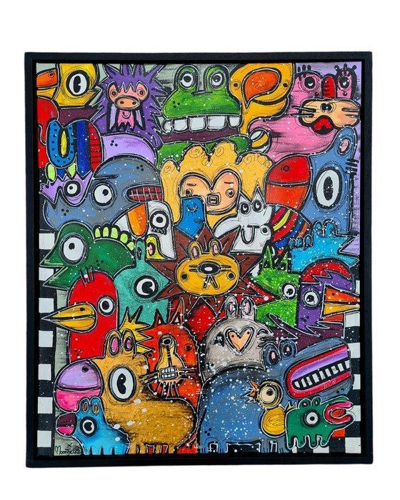 MoonTje - Find Me Please!, Antiek en Kunst, Kunst | Schilderijen | Modern
