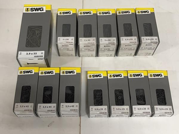 Veiling - SWG diverse schroeven PH2 set 13-delig, Doe-het-zelf en Bouw, IJzerwaren en Bevestigingsmiddelen