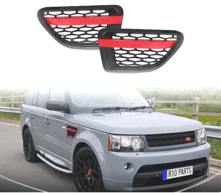 ENTRÉES DAIR LATÉRALES RANGE ROVER SPORT 10-13 NOIR BRILLAN, Auto-onderdelen, Carrosserie, Verzenden