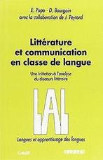Littérature, communication, classe de langue  Bourgai..., Bourgain, Papo, Verzenden