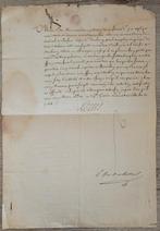 Louis XV [Secrétaire] - Pièce manuscrite signée [Cardinal de