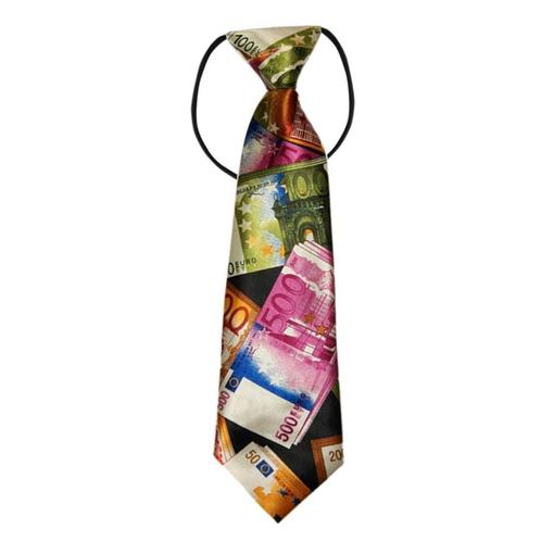 Fako Fashion® - Kinderstropdas - Print - Elastiek - Euros, Kleding | Heren, Stropdassen, Verzenden