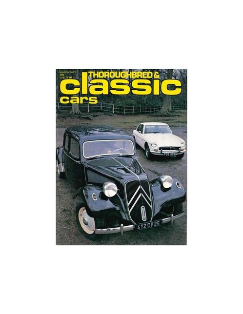 1977 THOROUGHBRED & CLASSIC CARS 06 ENGELS, Boeken, Auto's | Folders en Tijdschriften