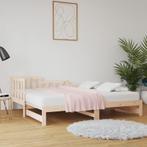 vidaXL Slaapbank uitschuifbaar 2x(80x200) cm massief, Huis en Inrichting, Verzenden, Nieuw