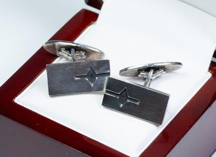 Zonder minimumprijs - Manchetknopen - 925 zilver - Nils Erik, Bijoux, Sacs & Beauté, Bijoux anciens