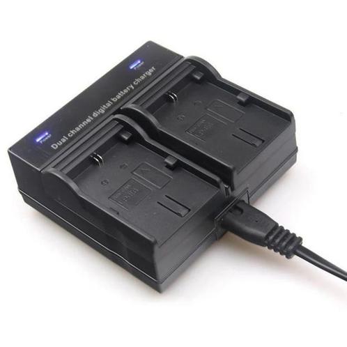 Dual Channel Battery Charger voor Canon LP-E6 nr. 1133, TV, Hi-fi & Vidéo, Photo | Studio photo & Accessoires, Enlèvement ou Envoi