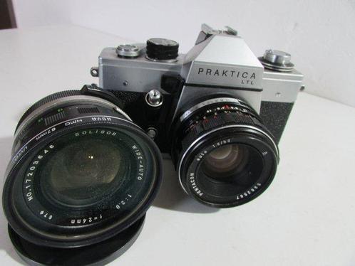 Praktica, Soligor LTL + 1,8/50mm + 2,8/24mm - M42 | Single, Audio, Tv en Foto, Fotocamera's Analoog