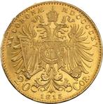 6,77 grams - Goud .900 - 20 corona 1915 - Austria - 6,10, Postzegels en Munten, Edelmetalen en Baren