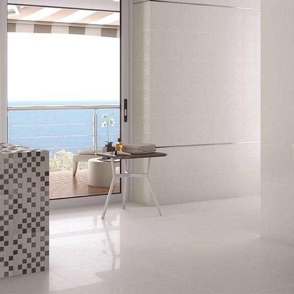 Sparkling Wit 60x60 half-glans Lappato, Doe-het-zelf en Bouw, Tegels, Ophalen of Verzenden
