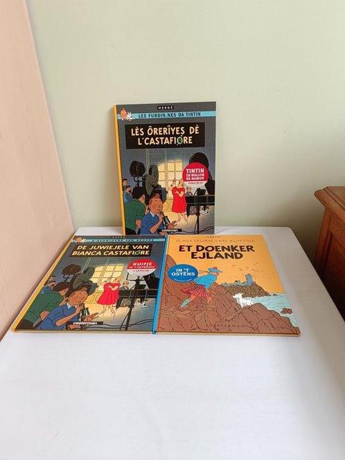 Tintin - Bijoux de la Castafiore + Lile noire - Wallon de, Boeken, Stripverhalen