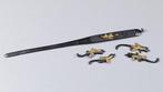 Katana - Wensverwekkende scepter met bladmotief - Hairpin, Antiek en Kunst