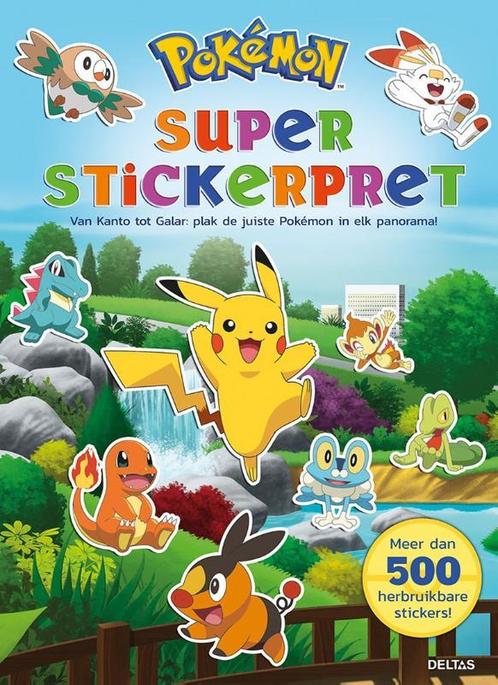 Pokémon Super Stickerpret 9789044763409, Boeken, Kinderboeken | Jeugd | 10 tot 12 jaar, Zo goed als nieuw, Verzenden