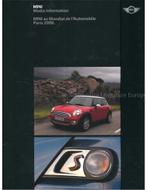 2006 MINI PARIJS HARDCOVER PERSMAP FRANS | DUITS, Livres, Autos | Brochures & Magazines, Ophalen of Verzenden