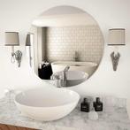 vidaXL Wandspiegel rond 70 cm glas, Verzenden, Nieuw
