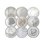 100 zilveren 50 gulden muntstukken, Postzegels en Munten