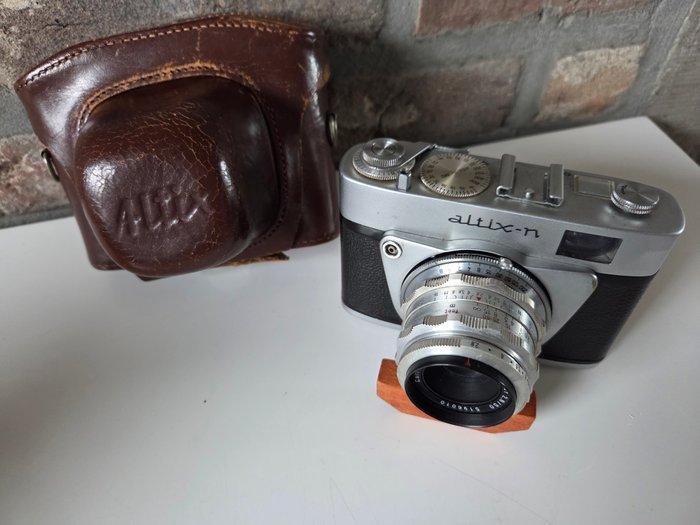 Carl Zeiss Jena Tessar 2.8/50mm + Altix-N + paraattas Prime, Audio, Tv en Foto, Fotocamera's Analoog